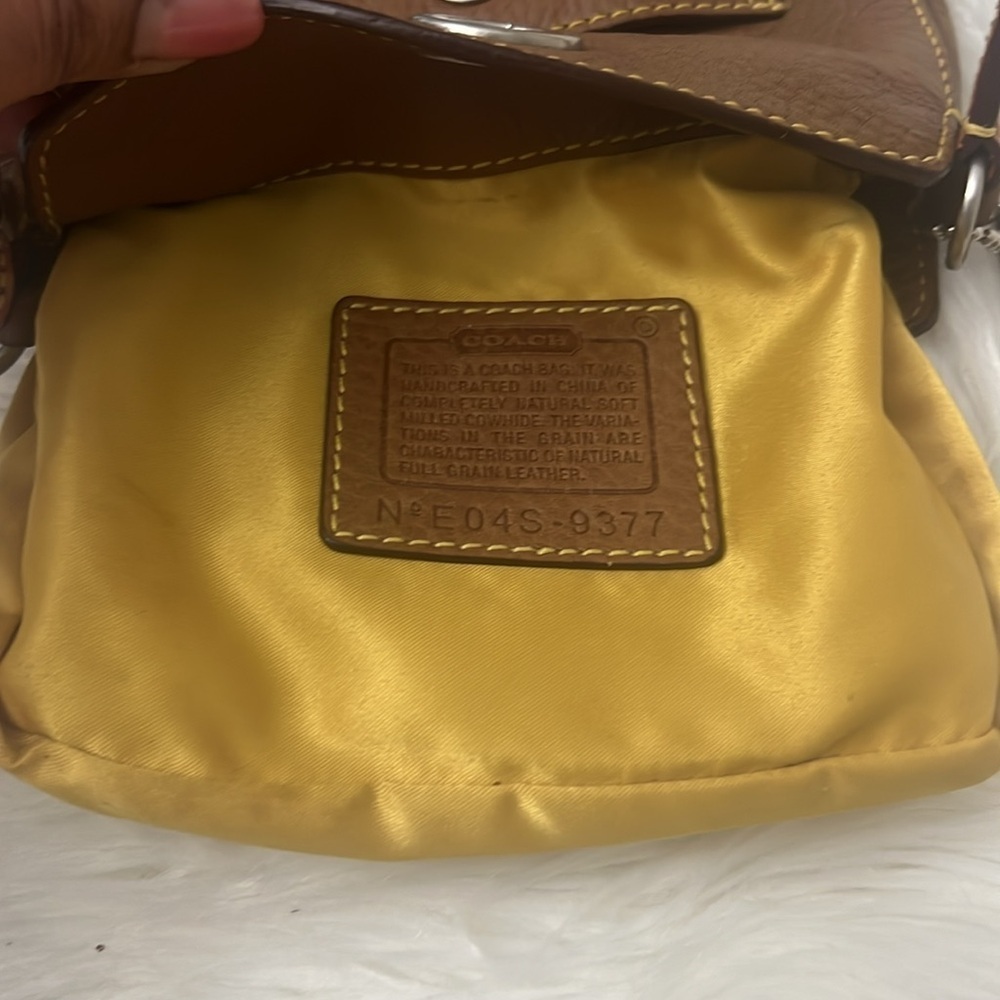 Vintage Genuine Coach Coach Chelsea Leather Bag_In Cognac 9377 - Picture 14 of 16